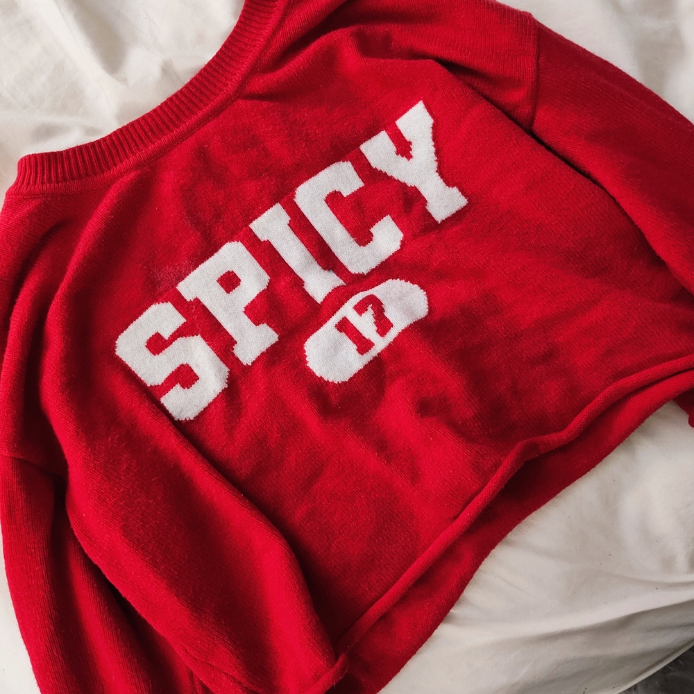 Red 'Spicy' Sweater